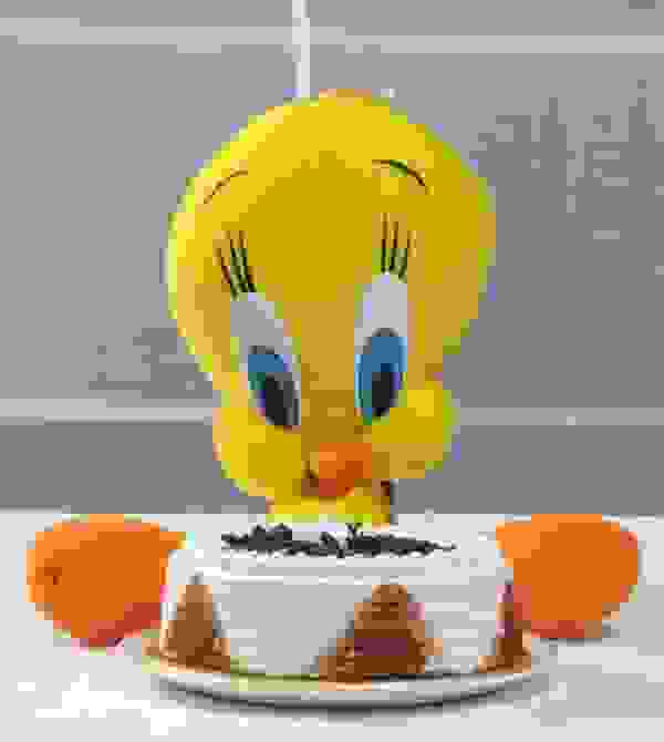 Tweety with Black Forest Cake