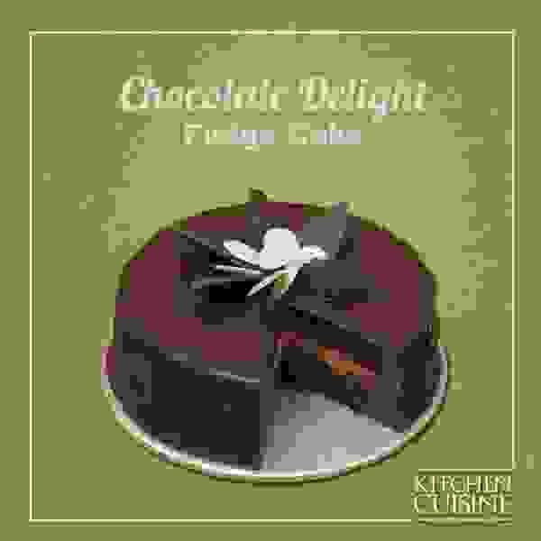 Chocolate Delight Fudge Cake