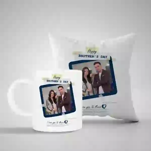 Customized Brother’s Day Mug & Pillow