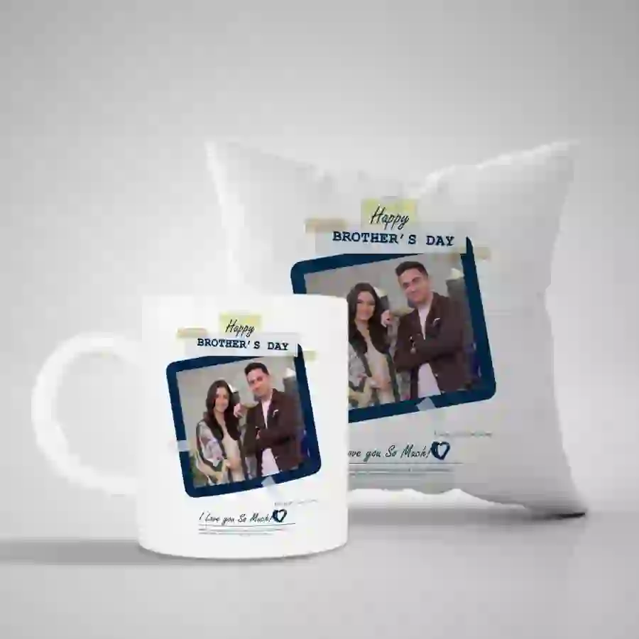 Customized Brother’s Day Mug & Pillow
