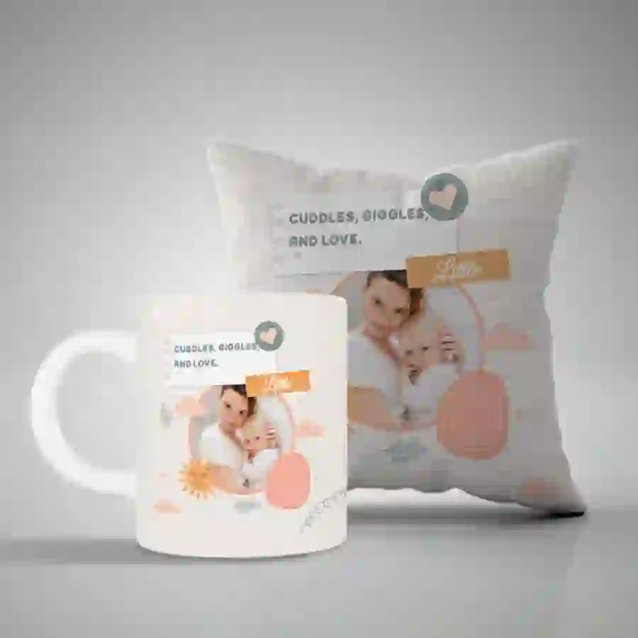 Customized Mug & Pillow for Baby