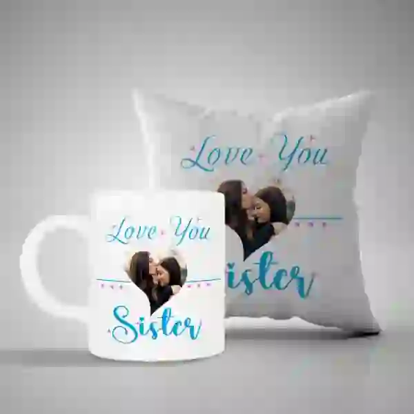 Customized Sister’s Day Mug & Pillow