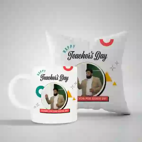 Customized Teacher’s Day Mug & Pillow